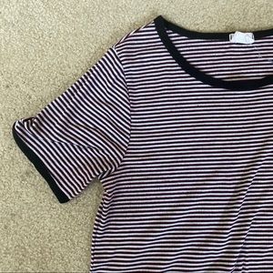 Striped Fitted Top